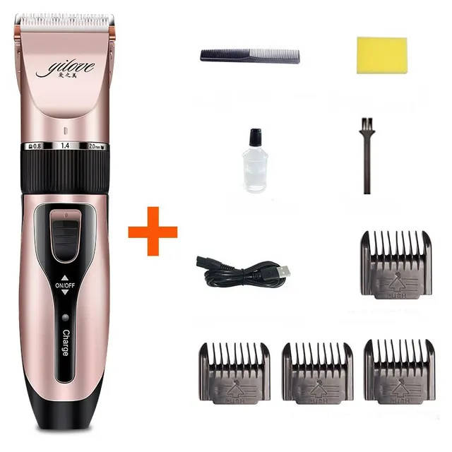 Professional Pet Grooming Kit Rose Gold Usb - Shop at LoveMi