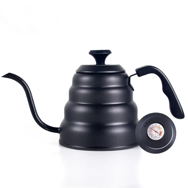 Coffee Pot With Stainless Steel Temperature Display Teflon Thermometer - Shop at LoveMi