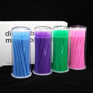 Bottled lash extension cotton swabs - Dark Purple And Purple