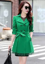 Han Fan casual jacket tide coat women - Green