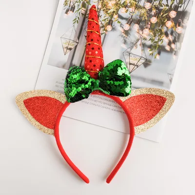 Christmas ornament cute antler headband Unicorn - Shop at LoveMi
