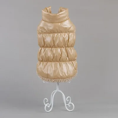 Puppy dog cat Teddy cotton vest Beige - Shop at LoveMi