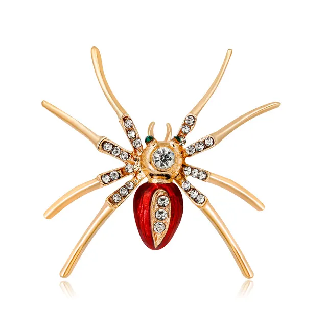 Alloy high grade atmospheric spider lady corsage Red - Shop at LoveMi