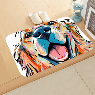 Digital Printing Floor Mat Bathroom Kitchen Toilet Absorbent non slip Mat Style 3 - Shop at LoveMi