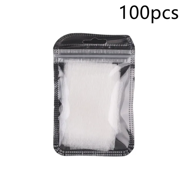 Nail Extension Fiber Set Nail Extension Gel Repair Liquid Paper free Support Sheet Cotton Sheet 10Pcs 100Pc - Shop at LoveMi