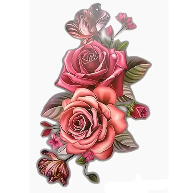 Large Flower Body Tattoo Q1Pc - Shop at LoveMi