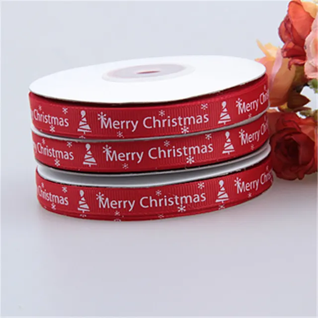 Christmas ribbon 1CM threaded ribbon small roll Red - Shop at LoveMi