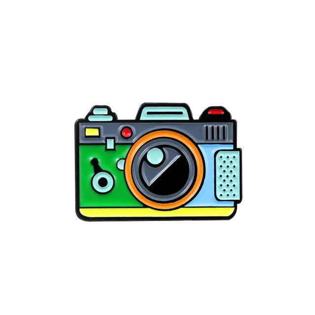 Creative camera dripping oil brooch Cc651 - Shop at LoveMi