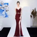 Sexy long slimming toast - Red