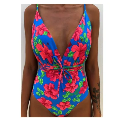 One Piece Swimsuit Backless Monokini Swimwear Women E M - Shop at LoveMi