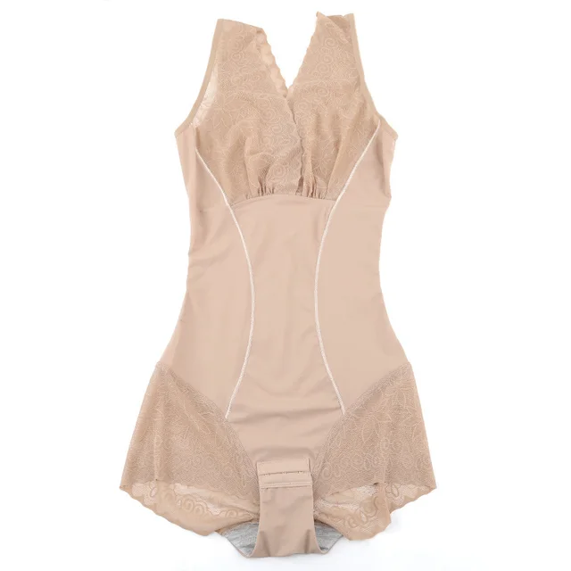Sexy lace body shaping one piece underwear Flesh Colored - Shop at LoveMi
