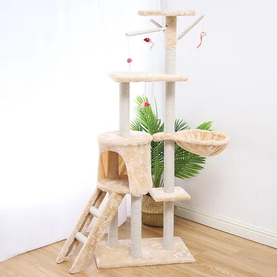 Cat Climber Cat House Beige - Shop at LoveMi