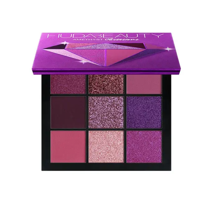 18 color eyeshadow pearlescent matte earth color eyeshadow F Amethyst - Shop at LoveMi