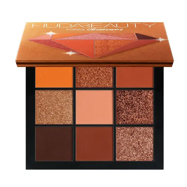 18 color eyeshadow pearlescent matte earth color eyeshadow F Topaz - Shop at LoveMi