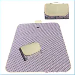 Beige Diagonal Grid