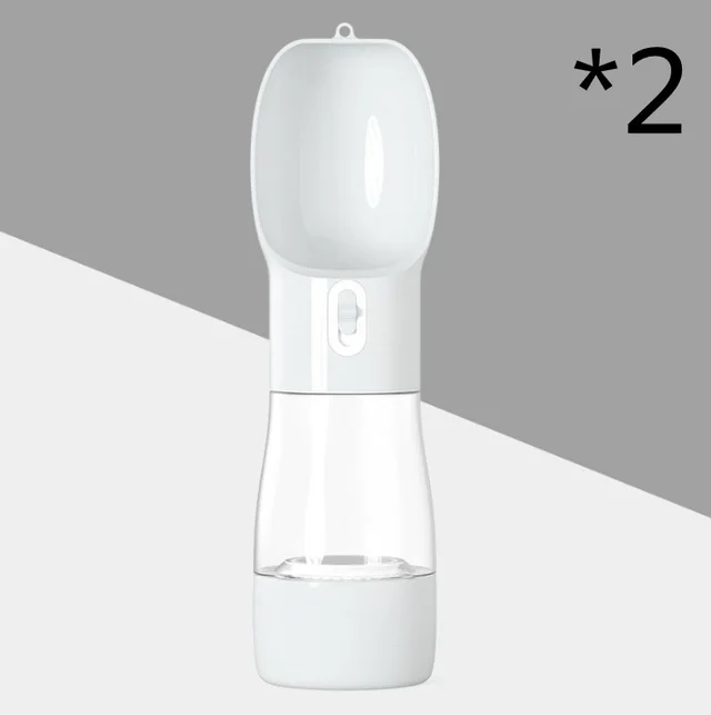 Traveling Out Portable Dog Water Dispenser 2Pc Grey - Shop at LoveMi