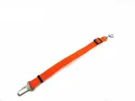 Adjustable Dog Pet Car Safety Seat Belt Restraint Lead Travel Leash - Orange