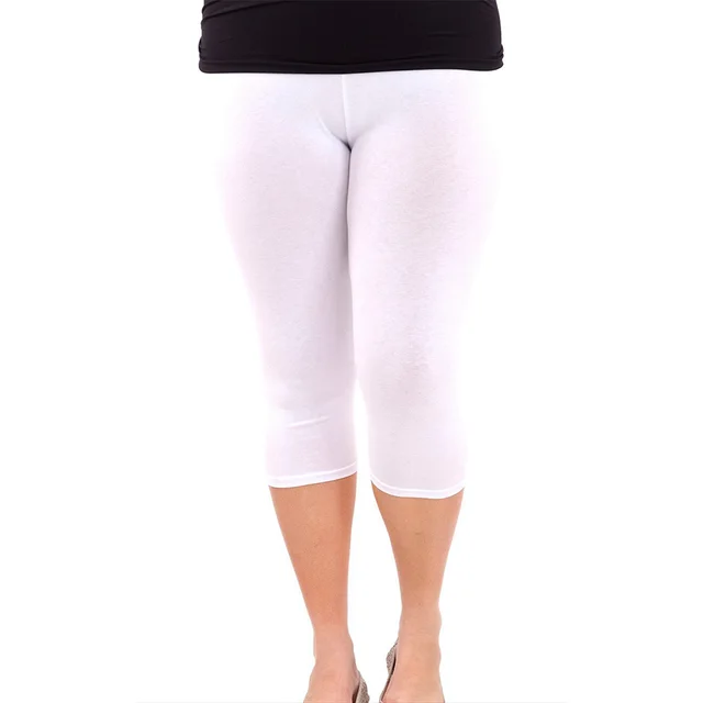 Solid color leggings White - Shop at LoveMi