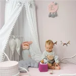 Fur ball dome tent - White