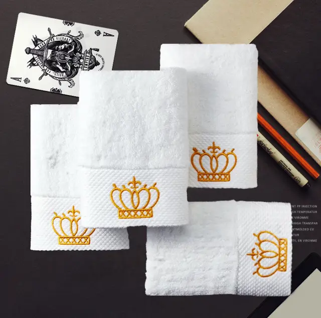 Cotton gift towel custom embroidery boutique hotel hotel sauna large bath towel 70140Cm A - Shop at LoveMi