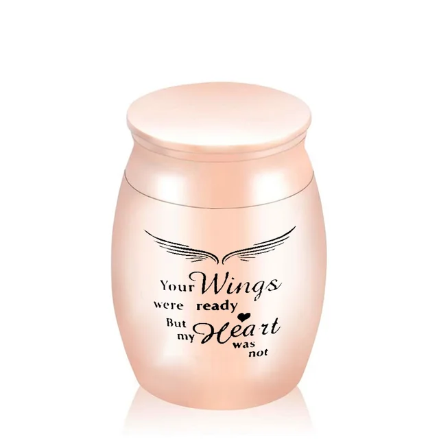 Custom Stainless Steel Urn Souvenirs For Pets Rose Gold - Shop at LoveMi