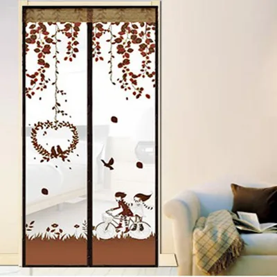 Anti mosquito anti fly door curtain Couple Coffee - Shop at LoveMi