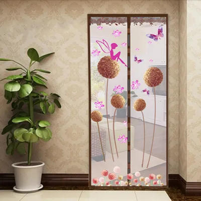 Anti mosquito anti fly door curtain Dandelion Brown - Shop at LoveMi