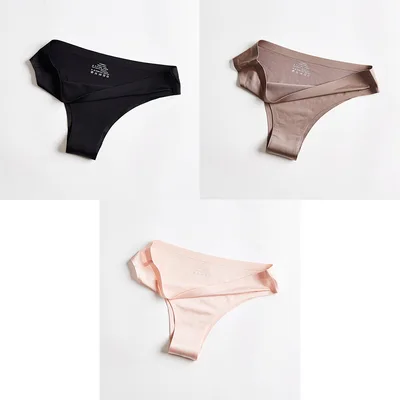 Ice Silk Seamless Low rise Sexy Girl In Briefs 6Style - Shop at LoveMi