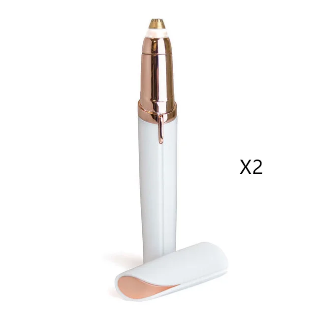 Flawlessly Brows Electric Eyebrow Remover White Ordinary Usb X2 - Shop at LoveMi