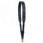 Gold butterfly women's bag wide shoulder belt - Gold