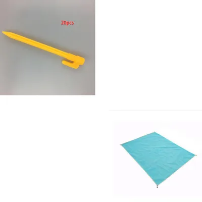 Folding Mat Beach Mat Leaky Sand Beach Mat Outdoor Travel Picnic Mat Camping Mat Blue - Shop at LoveMi