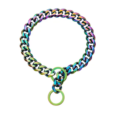 Stainless Steel Color Plating Pet Dog Chain 19Mm - Shop at LoveMi