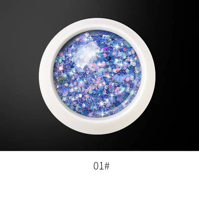 Nail Art Laser Symphony Decorative Sequins Blue - Shop at LoveMi