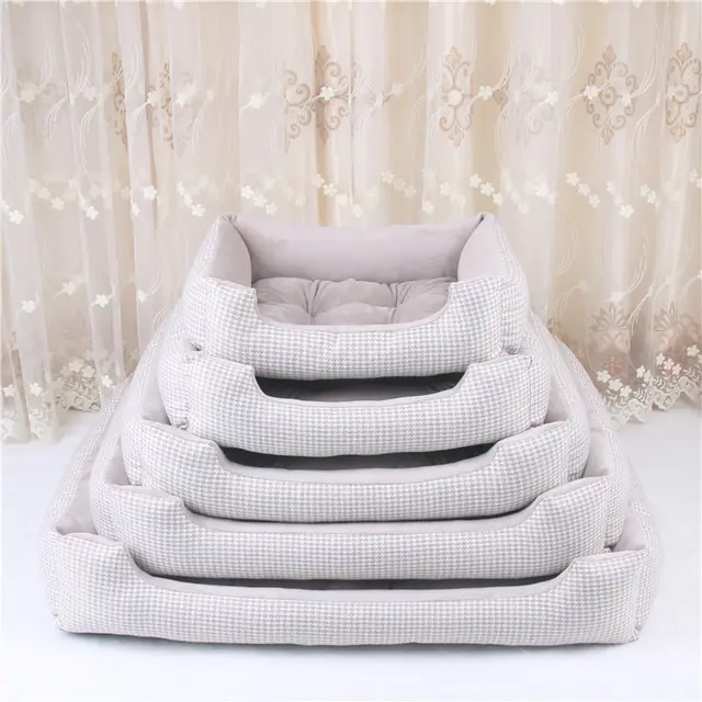 Cotton and hemp Dog Kennel Beige - Shop at LoveMi