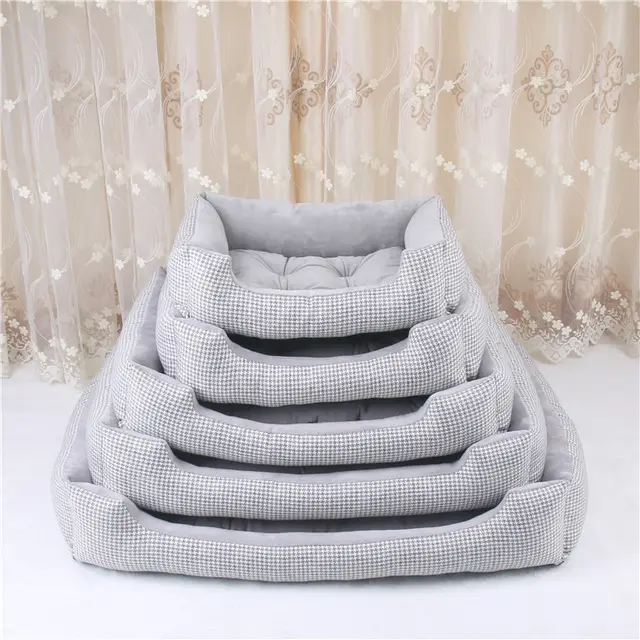 Cotton and hemp Dog Kennel Grey - Shop at LoveMi