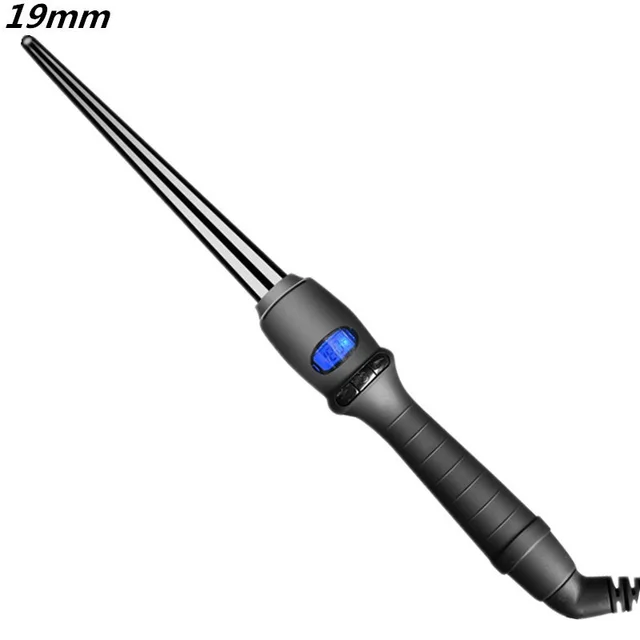 Ceramic Styling Tools professional Hair Curling Iron Hair waver Pear Flower Cone Electric Hair Curler Roller Curling Wand 19Mm - Shop at LoveMi