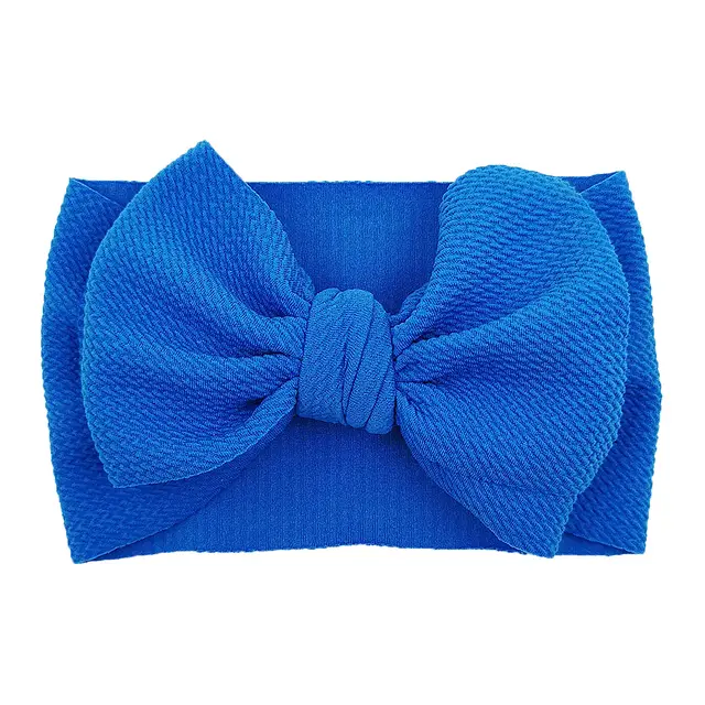 Headband Big Butterfly End Hairband - Sapphire Blue