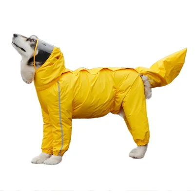 Medium and large dog poncho Yellow - Shop at LoveMi