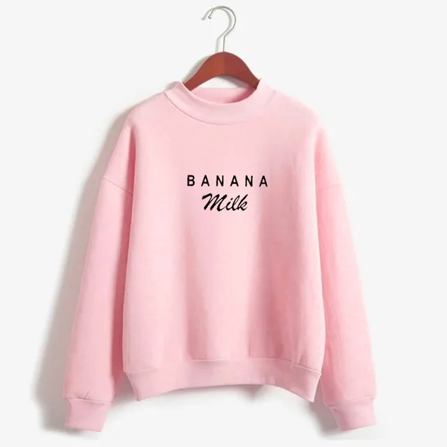 Printed sweatshirt hoodie Pink - Shop at LoveMi