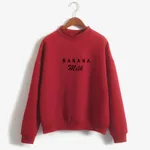 Printed sweatshirt hoodie - Red