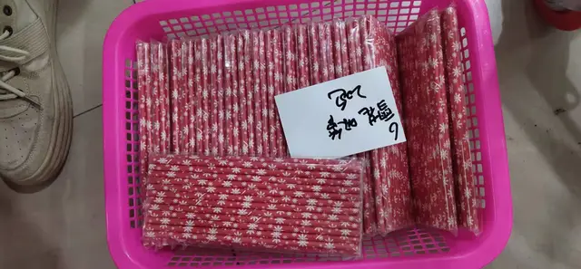 Deco Straw 25 Pack Snow - Shop at LoveMi