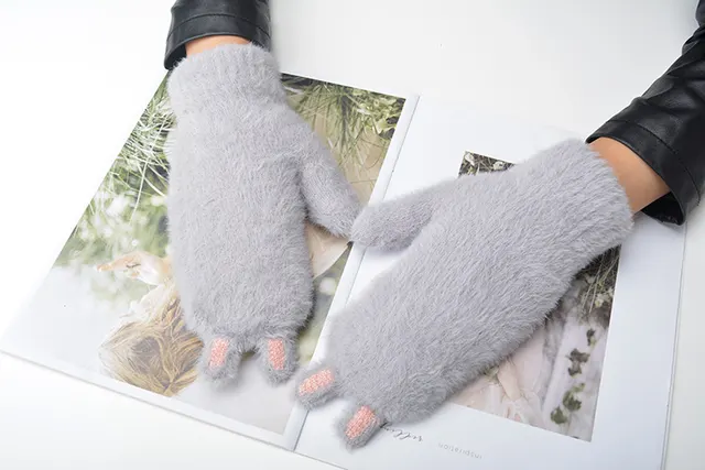 Cold protection bag refers to full finger gloves Style Two X Grey - Shop at LoveMi