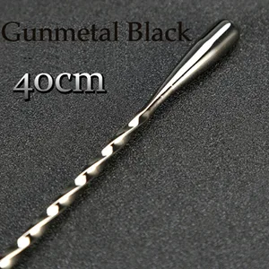 Stainless steel bar bar spoon Gunmetal Black - Shop at LoveMi