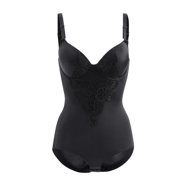 Body toning jumpsuit belly band Black - Shop at LoveMi