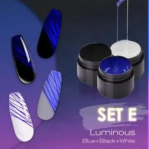 Manicure Luminous Nail Art Spider Nail Gel UV Nail Polish Suit E - Shop at LoveMi