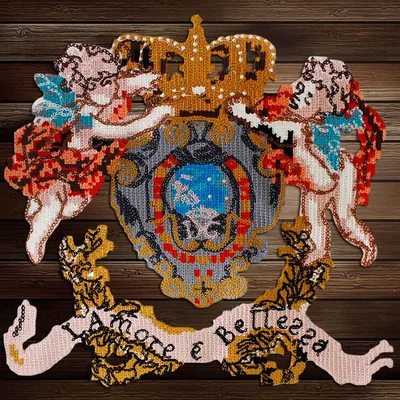 Fashion Brand Angel Crown Badges Embroidery Applique Cross stitch Patches for Garment Decorated Sewing Supplies A64 Black - Shop at LoveMi