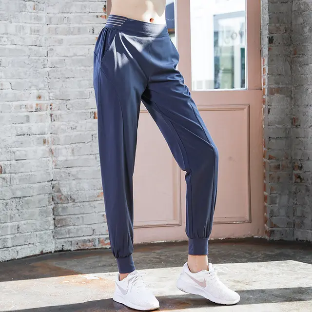 Fitness sweatpants women trousers Grey Blue - Shop at LoveMi