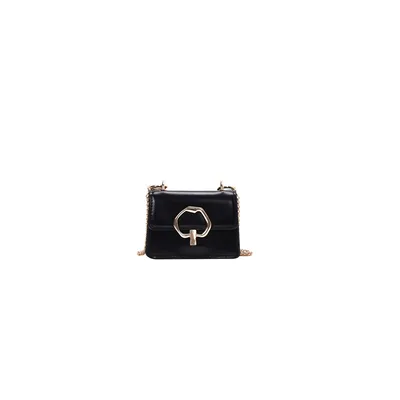Chain small square bag Black - Shop at LoveMi