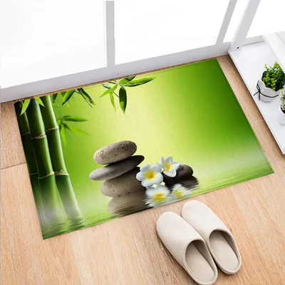 Zen Garden Bamboo Fiber Anti slip Door Mat 5Style - Shop at LoveMi