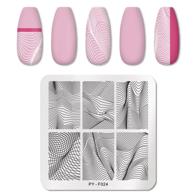 Nail stainless steel printing plate Py F024 - Shop at LoveMi